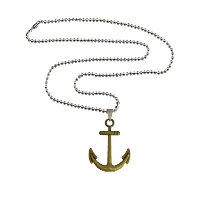 Menjewell Marine Anchor Pendant Metal Pendant